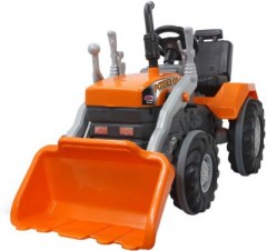 Jamara Trettraktor mit Frontlader Power Drag orange Педальный трактор с фронтальным погрузчиком Power Drag оранжевый