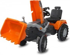 Jamara Trettraktor mit Frontlader Power Drag orange Педальный трактор с фронтальным погрузчиком Power Drag оранжевый
