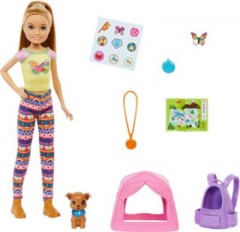 Mattel Barbie Barbie im Doppelpack Spielset mit Stacie Puppe und Hundchen  Zubehor Игровой набор Barbie Barbie Twin Pack с куклой Стейси и аксессуарами для щенка