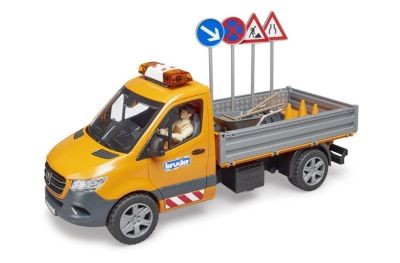 Bruder Mercedes Benz Sprinter Kommunal mit Fahrer Licht  Sound Mercedes Benz Sprinter муниципальный со звуком подсветки водителя