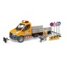 Bruder Mercedes Benz Sprinter Kommunal mit Fahrer Licht  Sound Mercedes Benz Sprinter муниципальный со звуком подсветки водителя