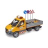 Bruder Mercedes Benz Sprinter Kommunal mit Fahrer Licht  Sound Mercedes Benz Sprinter муниципальный со звуком подсветки водителя