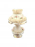 Статуэтка винтажная Capodimonte / Victoria с изображением женского портрета, фарфор, 11 х 6.5 см, Италия, 1960-70гг.
