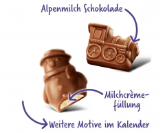 Адвент календарь Milka 2024, 24 сладких сюрприза, 39 см x 26 см, 200 г