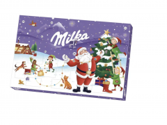 Адвент календарь Milka 2024, 24 сладких сюрприза, 39 см x 26 см, 200 г
