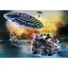 PLAYMOBIL 2er Set: Polizei-Fallschirm: Verfolgung des Amphibien-Fahrzeugs + 70648 Schlusselanhanger Polizist Набор из 2 предметов: полицейский парашют: погоня за амфибией + 70648 брелок для полицейских