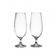 Bitz Bitz Trinkglaser clear Bierglas 0,38 L Set 2-tlg. Стаканы для питья Bitz прозрачные пивные бокалы 0,38 л набор из 2 шт.