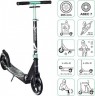 Muuwmi muuwmi Aluminium Scooter Plus 205 mm mint-schwarz muuwmi Алюминиевый самокат Plus 205 мм мятно-черный