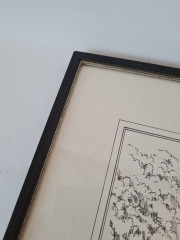 Картина винтажная в черно-белых тонах &quot;г. Цвингенберг&quot; O.W.Pfilze, 31 x 41 см, Германия, 1960-70гг.