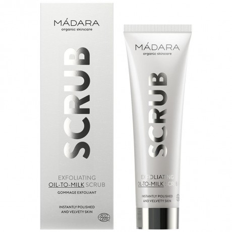 MADARA Exfoliating Oil-To-Milk Scrub  Отшелушивающее масло для молочного скраба