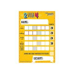puls entertainment Wurfelspiel XL-Ersatzblock fur 2 von 4 Сменный блок Dice Game XL для 2 из 4