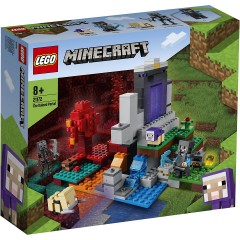 Minecraft 4er Set: 21171 Der Pferdestall + 21172 Das zerst orte Portal + 21173 Der Himmelsturm + 21174 Das moderne Baumhaus ЛЕГО НАБОР Конюшня+Разрушенный портал+Небесная башня+Современный домик на дереве