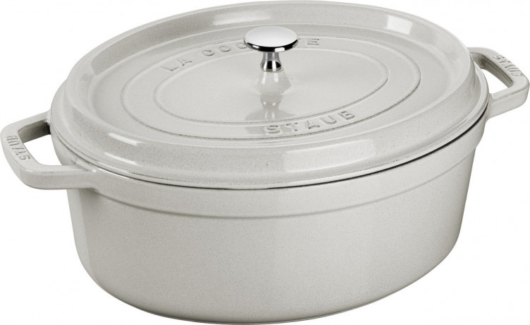 Staub Staub Br\u00e4ter Cocotte 29cm oval  Weiss Staub Br&gt;4ter Кокотка 29см овал