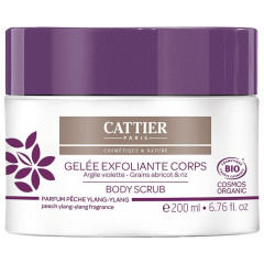 Cattier Lila Heilerde &amp; Ylang-Ylang Korperpeeling  Пилинг для тела с лечебной фиолетовой глиной и иланг-илангом