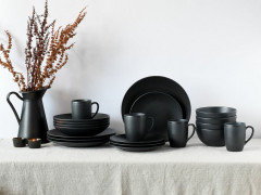 Creatable Creatable Kombiservice 20-tlg SOFT TOUCH schwarz Создаваемый комбинированный сервиз 20 предметов SOFT TOUCH