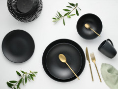 Creatable Creatable Kombiservice 20-tlg SOFT TOUCH schwarz Создаваемый комбинированный сервиз 20 предметов SOFT TOUCH