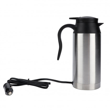 PRANITE PRANITE Wasserkocher 750 ml Edelstahl-Autoheizbecher, 0.75 l, 120,00 W, Reisekessel, Wasserkocher (12V)  Чайник PRANITE, 750 мл, автомобильная нагревательная чашка из нержавеющей стали, 0,75 л, 120,00 Вт, дорожный чайник (12 В)