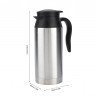 PRANITE PRANITE Wasserkocher 750 ml Edelstahl-Autoheizbecher, 0.75 l, 120,00 W, Reisekessel, Wasserkocher (12V)  Чайник PRANITE, 750 мл, автомобильная нагревательная чашка из нержавеющей стали, 0,75 л, 120,00 Вт, дорожный чайник (12 В)