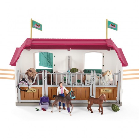 Schleich Schleich Horse Club 72147 Tierarztbesuch im Stall Schleich Horse Club 72147 Посещение ветеринара в конюшне