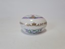 PORCELAINE FINE DE Limoges Коллекционные фарфоровые шкатулки, 5,5 см, 5 штук, Франция, 1960-70гг.