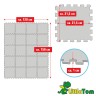 LittleTom Puzzlematte Uni Hellblau 20 Teile Коврик-пазл Uni голубой 20 штук