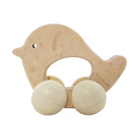HESS Holzspielzeug Rolli Vogel Деревянная игрушка-птица в инвалидной коляске