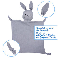 Angels Baby Geschenk zur Geburt mit Schnuffeltuch Подарок на рождение с пледом