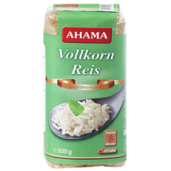 Цельнозерновой рис Ahama 500 г