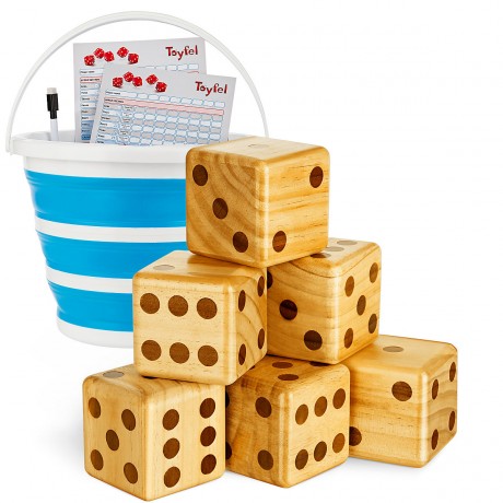 Toyfel Wurfelspiel Chuck Kiefernholz Крэпс Чак из сосны