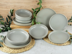 Creatable Creatable Tafelservice 12-tlg. UNO grau Сборный обеденный сервиз 12 шт. ООН.