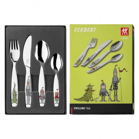 Zwilling Zwilling Kinderbesteck Eckbert Kinderbesteck 4-tlg. Детские столовые приборы Zwilling Детские столовые приборы Eckbert из 4 предметов.