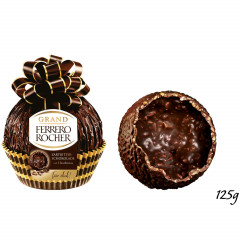 Grand Ferrero Rocher Zartbitterschokolade 5STK x 125g Гранд Ферреро Роше Шоколадный шар из темного шоколада 125г, 5 штук
