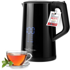 ProfiCook ProfiCook Wasserkocher PC-WKS 1243, 1,7 L Temperatureinstellung 50°-100°C, Soll  Ist Temperaturanzeige  Чайник ProfiCook PC-WKS 1243, 1,7 л, регулировка температуры 50–100°C, отображение заданной фактической температуры.