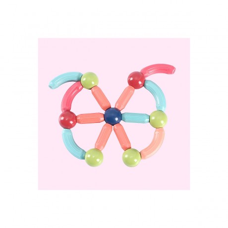 Debuy Starke magnetische Bauklotze Kinder Magnetspielzeug padagogische hundert andern magnetischen Stick Magnetische Stabe 130 Stuck verpackt Сильные магнитные строительные блоки