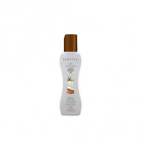 Biosilk Silk Therapy with Natural Coconut Oil Leave-In Treatment  Шелковая терапия с натуральным кокосовым маслом, несмываемая процедура