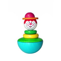 HESS Holzspielzeug Stehaufmannchen Clown Деревянная игрушка стоячий клоун