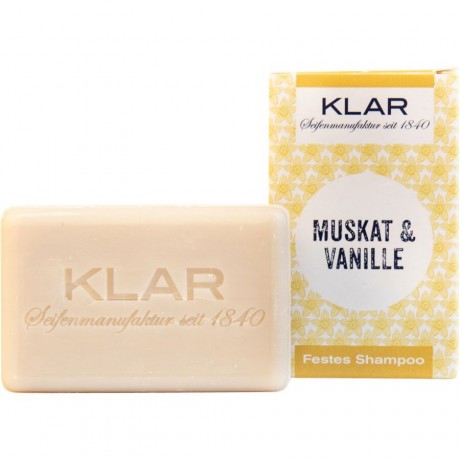 Klar Seifen Festes Shampoo Muskat & Vanille  Твердый шампунь с мускатным орехом и ванилью