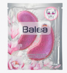 Balea  Augenpads Hydrogel Балеа Патчи с Гиалуроном и Розовой водой для интенсивного увлажнения