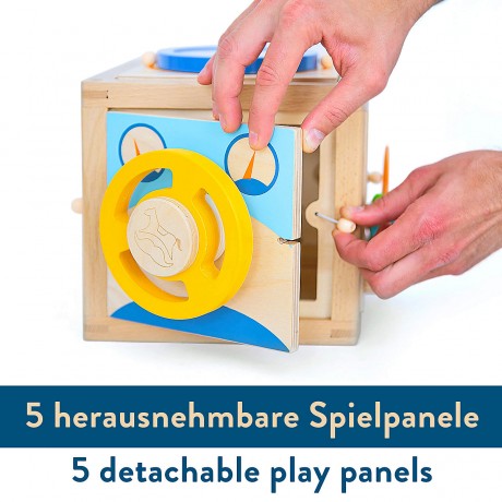 IGGY IGGY Cube – Motorikwurfel aus Holz Motorikwurfel IGGY Cube – Кубик моторики из дерева Кубик моторики