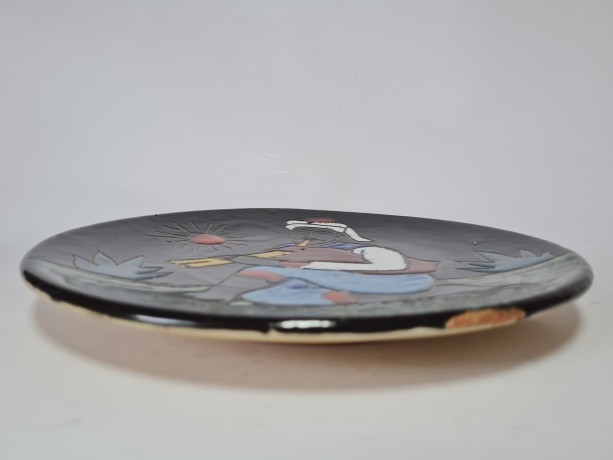 Les Ceramiques Коллекционная тарелка "Мизвад", 24см, Тунис 1950г.