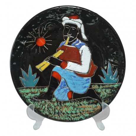 Les Ceramiques Коллекционная тарелка "Мизвад", 24см, Тунис 1950г.