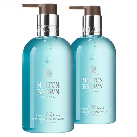 Molton Brown Coastal Cypress & Sea Fennel Fine Liquid Hand Wash Doppelpack (2er Set)  Двойная упаковка жидкого мытья рук Coastal Cypress & Sea Fennel (набор из 2 шт.)