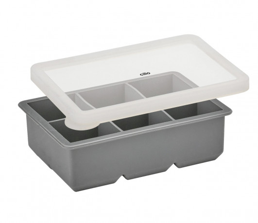Cilio Cilio Eiswucrfelform BLOCKS grau Форма для кубиков льда Cilio BLOCKS