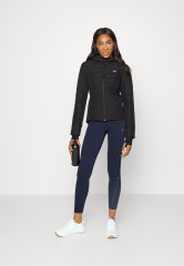 Tommy Hilfiger SLIM SORONA PADDED HOOD JACKET Outdoor jacket black КУРТКА С УТЕПЛЕННЫМ КАПЮШОНОМ SLIM SORONA Куртка для активного отдыха черный
