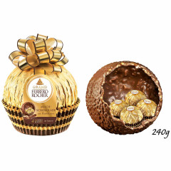 Grand Ferrero Rocher Milchschokolade 240g Гранд Ферреро Роше Шоколадный шар из молочного шоколада 240г, 1 штука