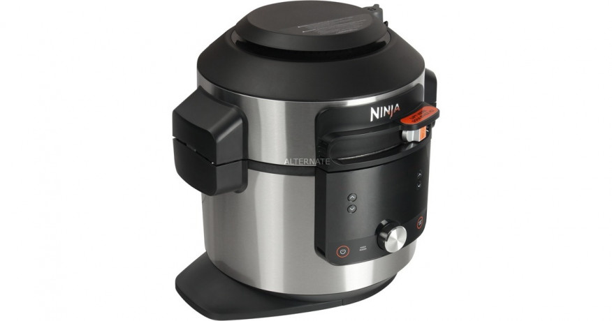 Nutri Ninja Nutri Ninja Multikocher Foodi MAX 12-in-1 edelstahl/schwarz, 1.760 Watt  edelstahl/schwarz Мультиварка Nutri Ninja Foodi MAX 12-в-1 нержавеющая сталь/черный, 1760 Вт