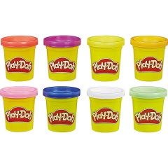Hasbro Play-Doh 8er-Pack Regenbogenfarben Пластилин Play-Doh