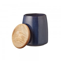 Bitz Bitz Gastro dark blue Vorratsdose mit Deckel h: 16,5 cm / d: 11 cm Темно-синяя банка для хранения Bitz Gastro с крышкой В: 16,5 см / Г: 11 см