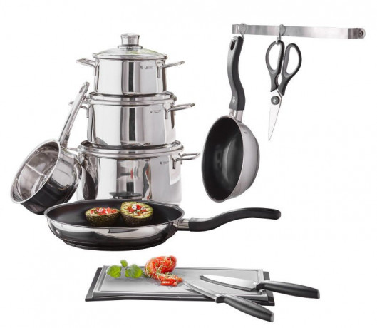 WMF WMF Kochtopf-Starter-Set 10-tlg.  edelstahl Стартовый набор кастрюль WMF, 10 шт.