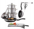 WMF WMF Kochtopf-Starter-Set 10-tlg.  edelstahl Стартовый набор кастрюль WMF, 10 шт.